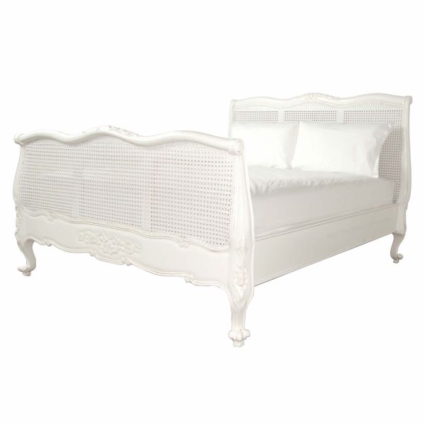 Louis Rattan French Bed