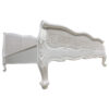 Louis Rattan Low Foot Board King Size Bed - Image 4