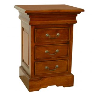 Sleigh Mahogany Bedside Chest