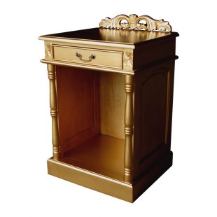 Gold hotel fridge cabinet