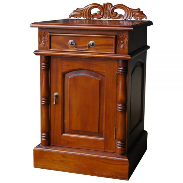 Victorian Mahogany Bedside Cupboard