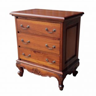 French Provincial Three Drawer Chest