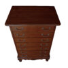 French Provincial Mahogany Tallboy - Image 2