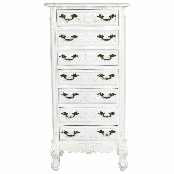 Versailles tallboy chest of drawers