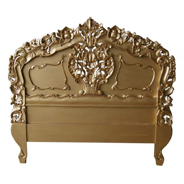 Rococo Antique Gold Headboard