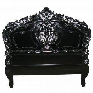 Black Rococo Noir Headboard