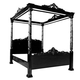 Black Lincoln Four Poster Bed