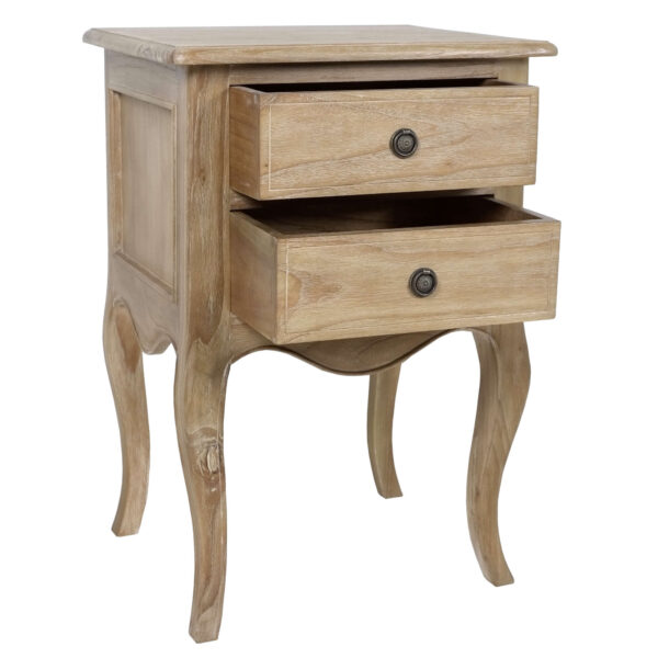 Loire Weathered Finish French Bedside