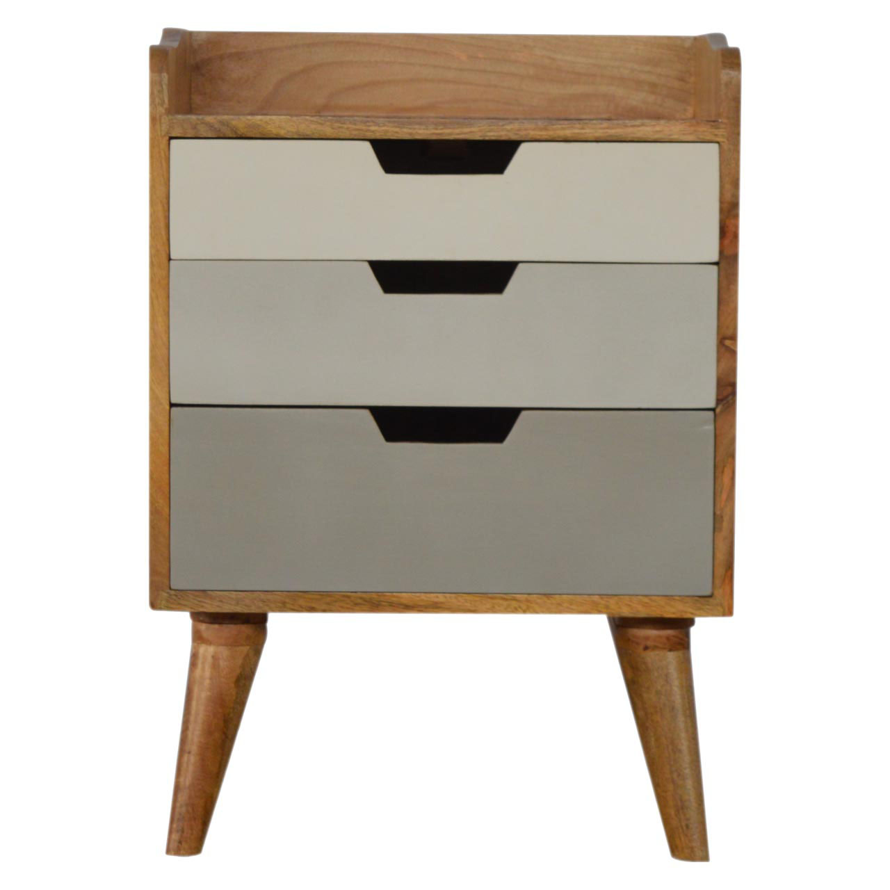 Grey & White Gradient Bedside