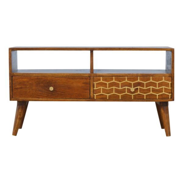 Gold Art Pattern Media Unit