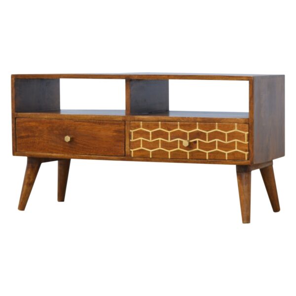 Gold Art Pattern Media Unit