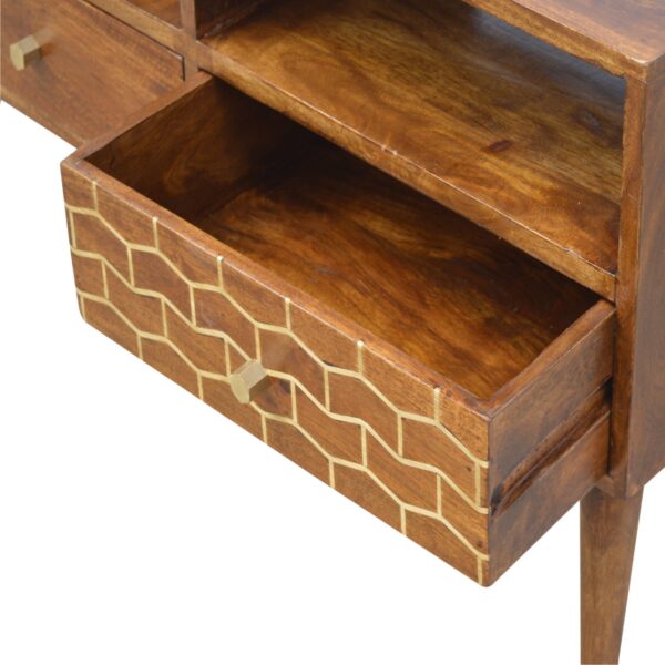 Gold Art Pattern Media Unit