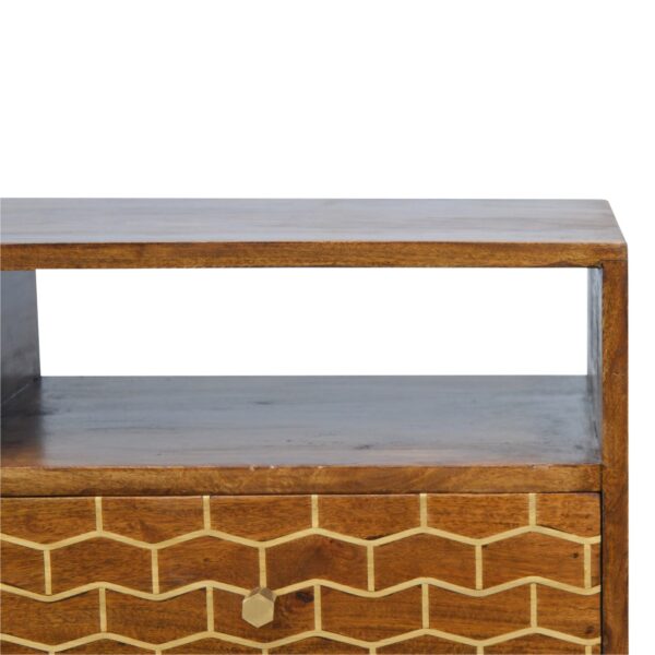 Gold Art Pattern Media Unit