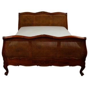 French Louis Mahogany Double Bed