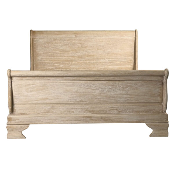 Weathered Sleigh Bed King Size - Image 3